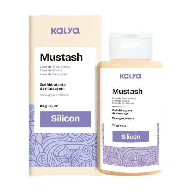 MUSTASH GEL SILICONE LUBRIFICANTE BEIJÁVEL 100ML