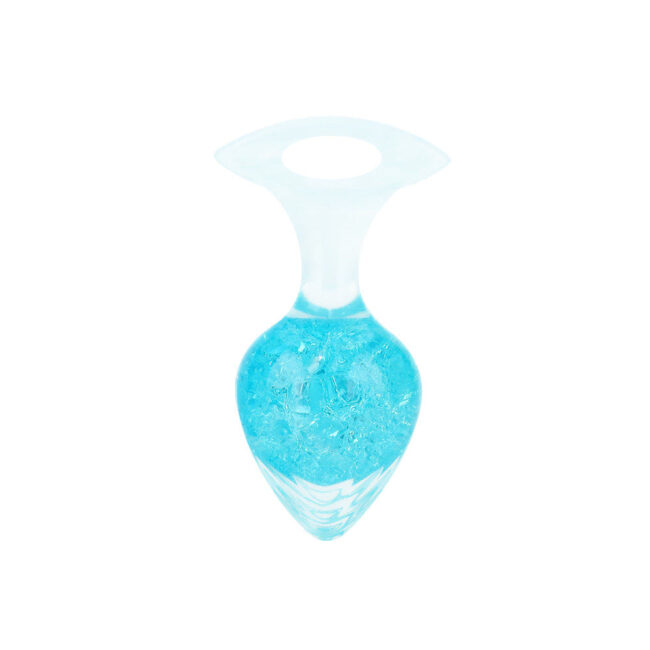 PLUG ANAL M BOLOTA ESFERA VIDRO 9,4 X 6,5CM