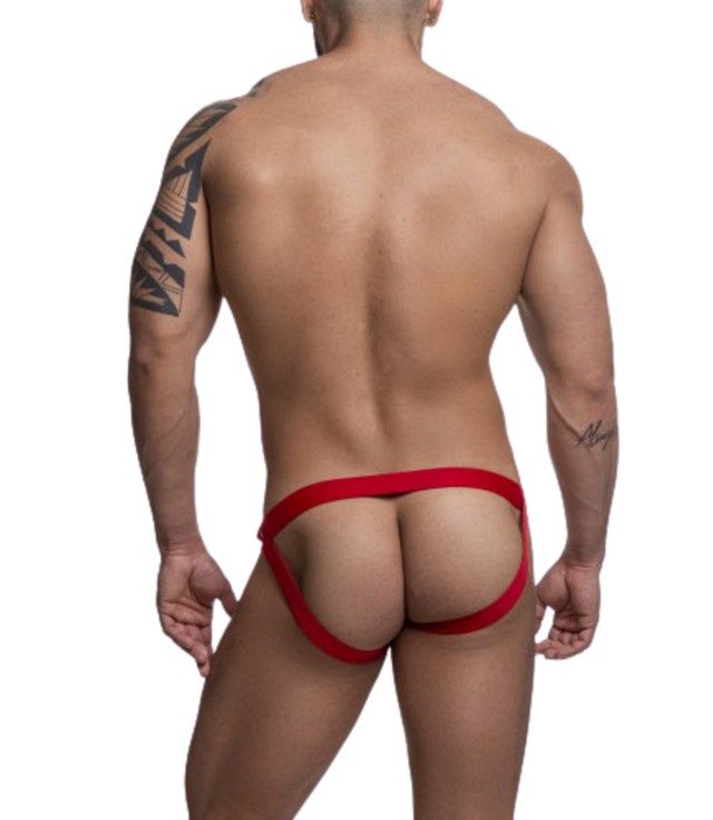 JOCK VERMELHO COM ELASTICO DUPLO RESISTENTE - Imagem 2