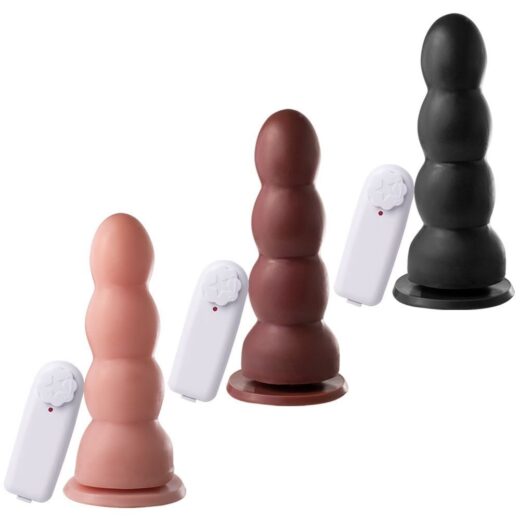 PLUG VIBRADOR CONTROLE COM FIO E VENTOSA 15,5X5CM