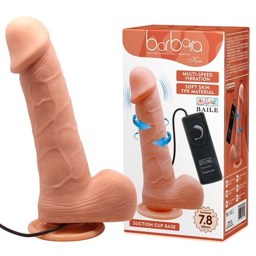 PENIS MACIO COM CONTROLE E VENTOSA VIBRA EM MOVIMENTOS CIRCULARES