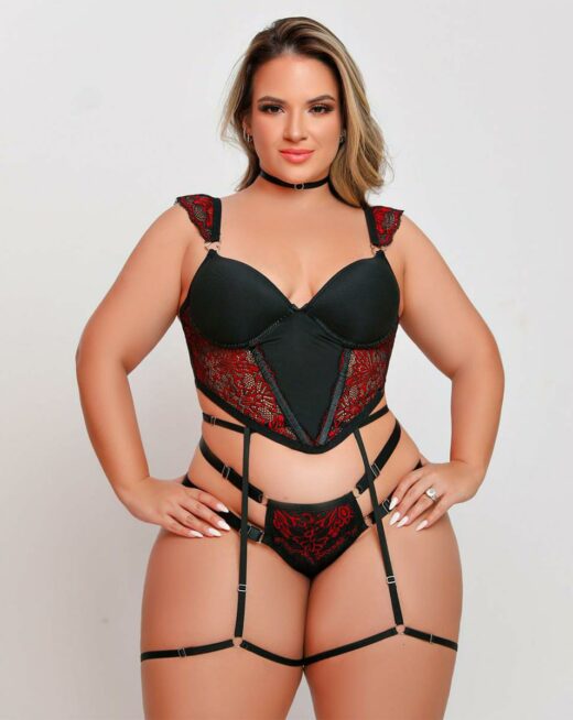 CONJUNTO LUXO PLUS SIZE COMPLETO