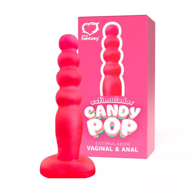 PLUG ANAL MACIO COM BASE SEGURA 14X2,8CM AROMATIZADO TUTTI-FRUTTI