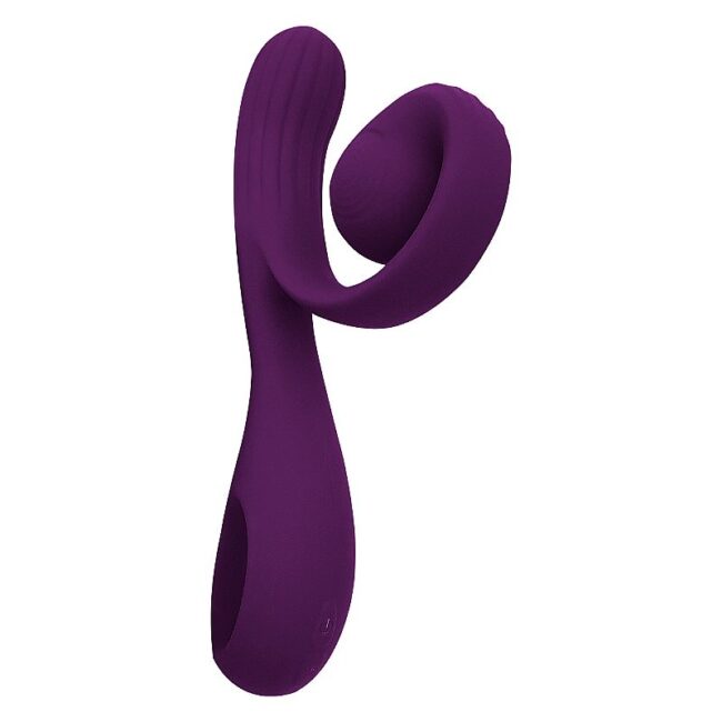 ESTIMULADOR DUPLA VIBRAÇÃO RECARREGÁVEL