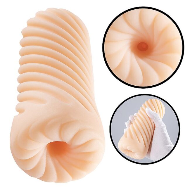 CAPA PENIANA MASTURBADOR ESPIRAL EM CYBERSKIN ALTA QUALIDADE