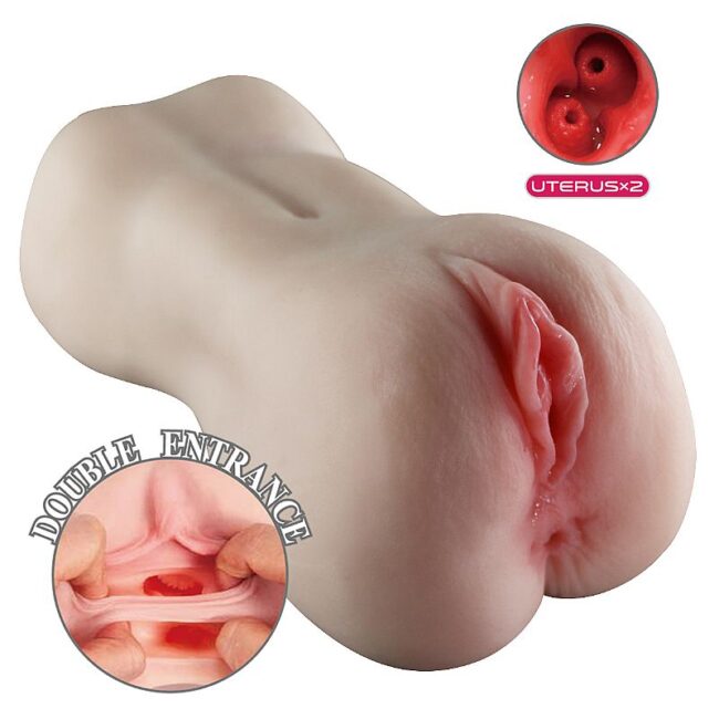 MASTURBADOR IVY VAGINA E ANUS SUPER REALISTICO CYBERSKIN COM COLO DE UTERO