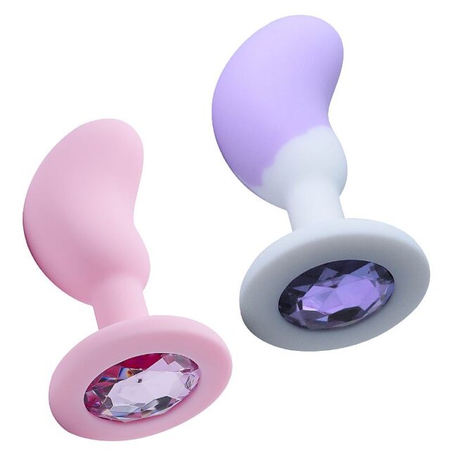 PLUG ANAL FEIJAO EM SILICONE 8,2X3,7CM