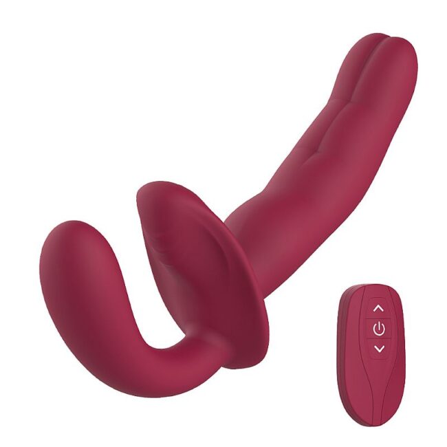 VIBRADOR DESMONTAVEL 2 EM 1 RECARREGAVEL 3 MOTORES COM CONTROLE
