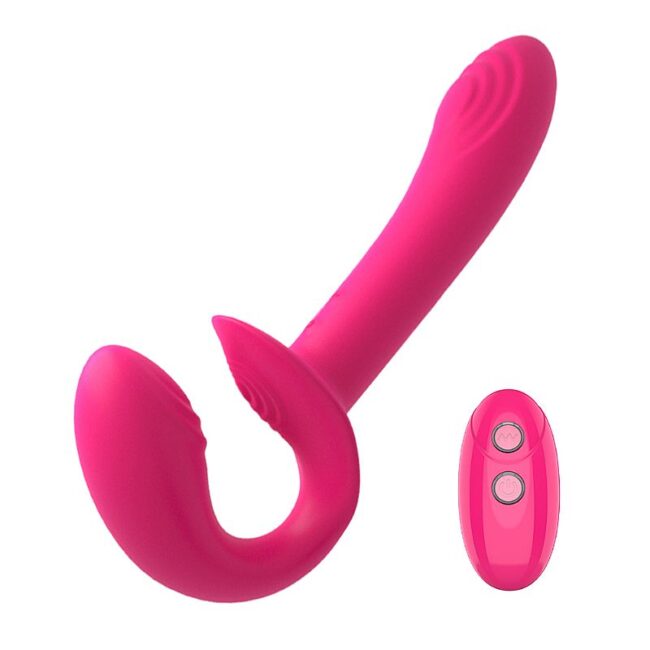 VIBRADOR PARA MULHER ATIVA COM CONTROLE E CINTA BRINDE DE USO OPCIONAL