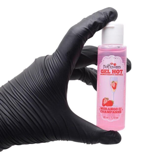 GEL COMESTIVEL ESQUENTA MORANGO COM CHAMPANHE 35ML
