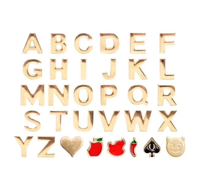 LETRAS DOURADAS EM METAL BANHO DUPLO EXTRA BRILHO ALTA QUALIDADE