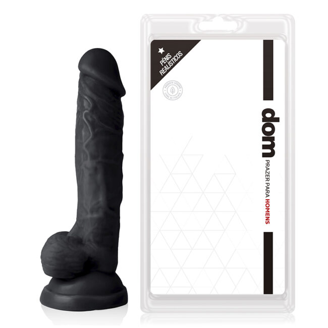 PRÓTESE REALISTICA COM VENTOSA VEIAS SALIENTES 19X4CM