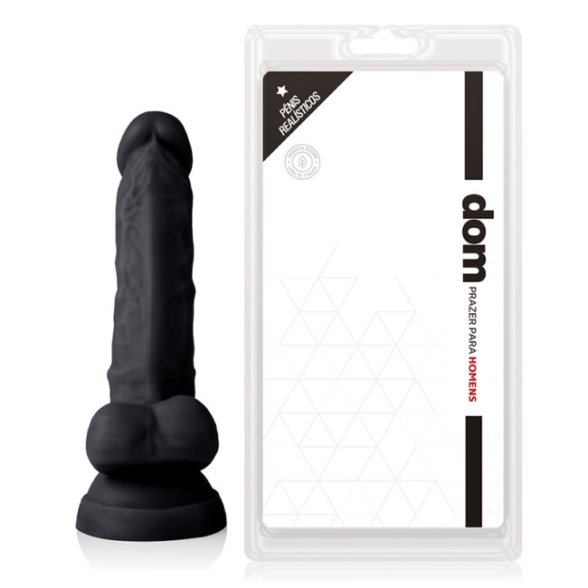 PROTESE COM VENTOSA PRETO 16X3,5CM