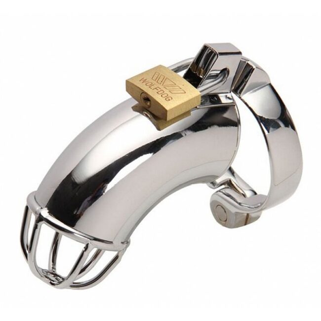 CINTO DE CASTIDADE VAZADO COM ANEL E CADEADO 7