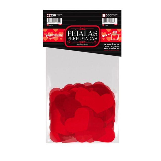 PÉTALAS EM FORMATO DE CORAÇÃO COM FRAGRÂNCIA AFRODISÍACA 250 UNIDADES