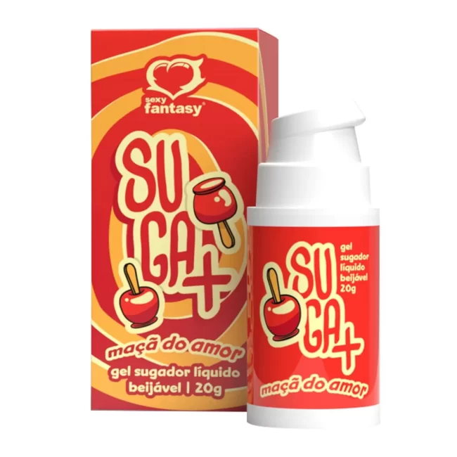 SUGADOR E VIBRADOR LÍQUIDO MAÇA DO AMOR