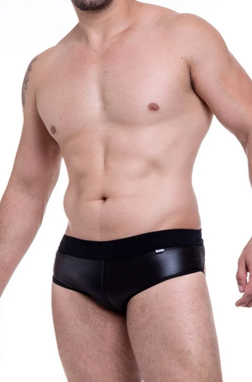 SUNGA CIRRE PRETO TIRAS NO BUMBUM