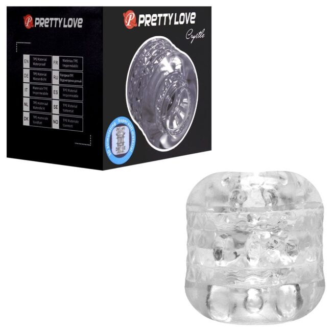 MASTURBADOR VAZADO TEXTURIZADO ALTA QUALIDADE