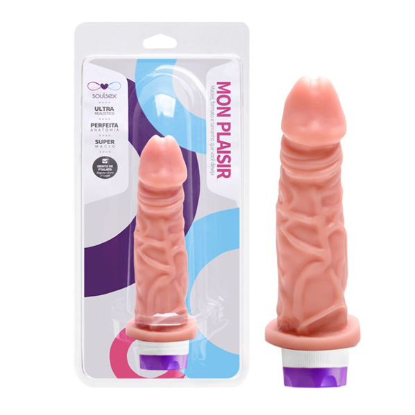 PROTESE COM VIBRAÇÃO MULTIVELOCIDADE 15,5X4CM