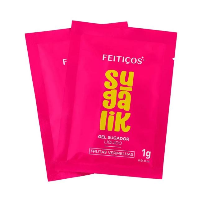 SACHÊ SUGADOR LÍQUIDO COMESTÍVEL COM EXTRATO DE JAMBU 1G FRUTAS VERMELHAS