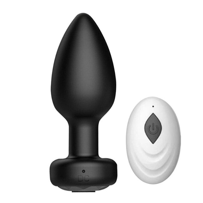 PLUG ANAL COM VIBRO RECARREGÁVEL E CONTROLE REMOTO