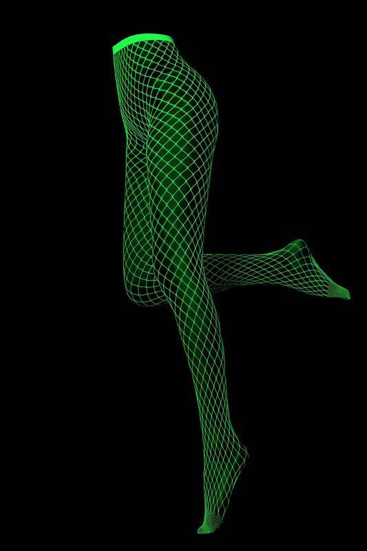 MEIA ARRASTÃO QUE BRILHA NO ESCURO