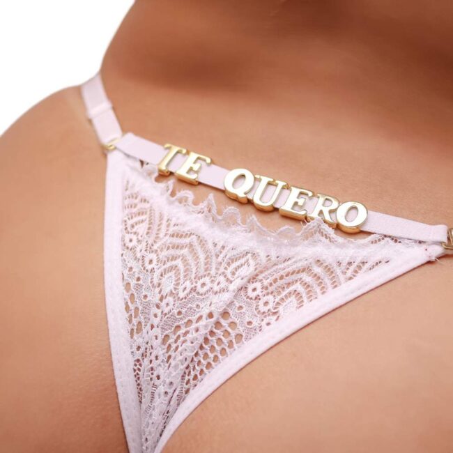 CALCINHA PERSONALIZÁVEL EM RENDA PLUS SIZE BRANCA