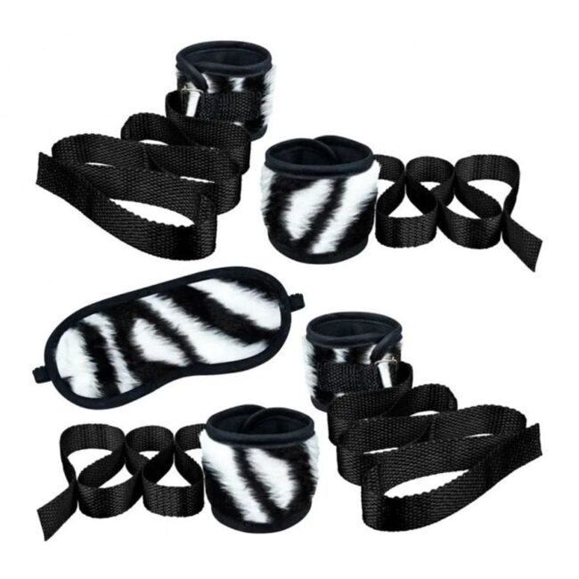 KIT BONDAGE PELÚCIA 5 PEÇAS