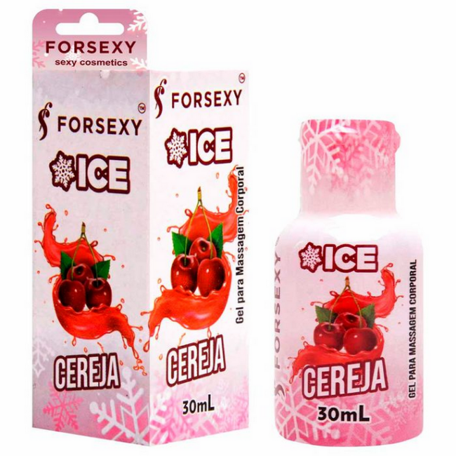 GEL ICE COMESTÍVEL SABOROSO CEREJA 30ML