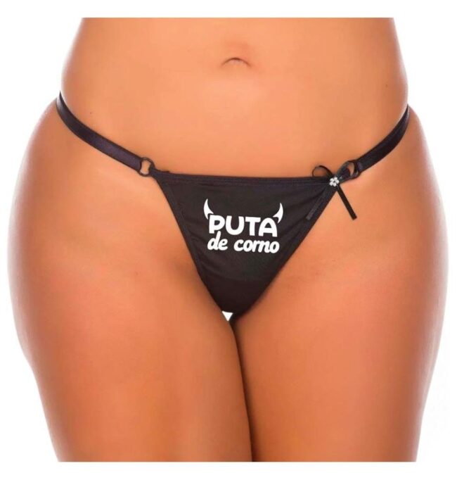 CALCINHA PUTA DE CORNO