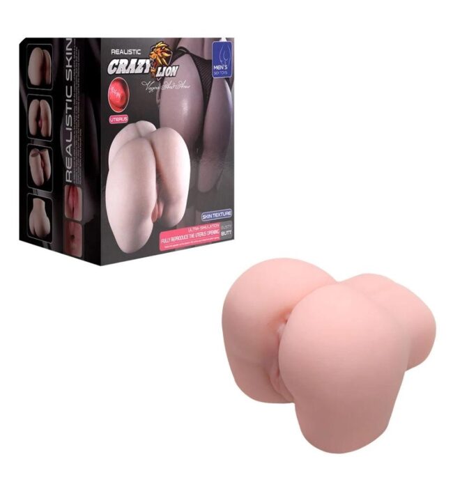 MASTURBADOR GRANDE SUPER REALISTICO VAGINA E ANUS PESO 3KG CYBERSKIN