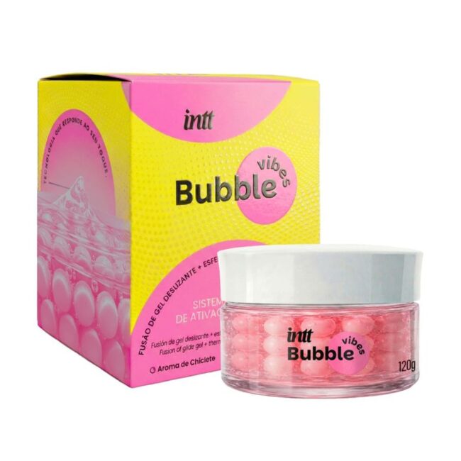 BUBBLE VIBES LUBRIFICANTE E EXCITANTE ESFERAS COM JAMBU 120g