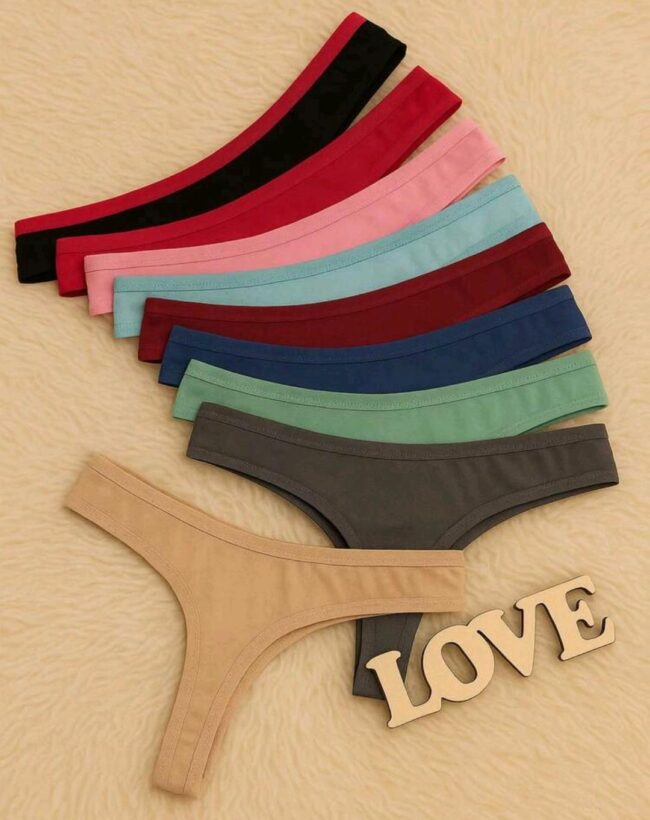 CALCINHA TANGA 100% ALGODÃO