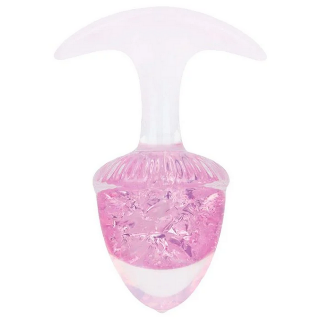 PLUG ANAL M BOLOTA ESFERA VIDRO 9,4 X 6,5CM