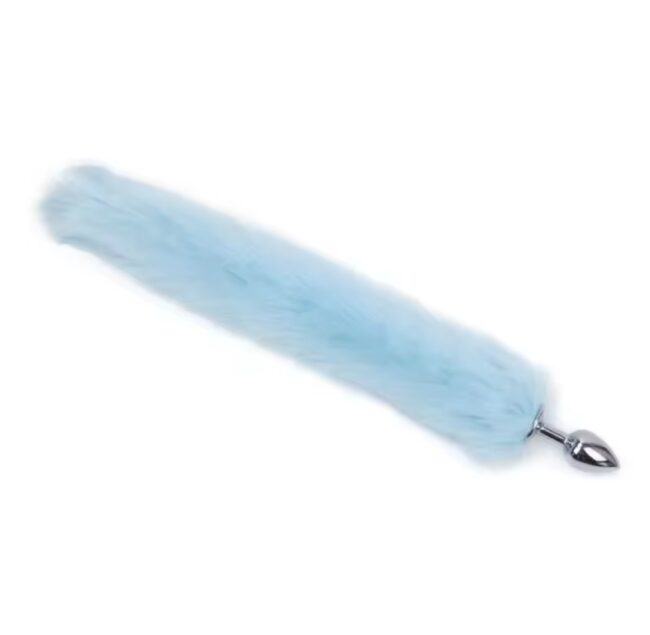 PLUG ANAL RABO DE RAPOSA AZUL PLUG TAMANHO P
