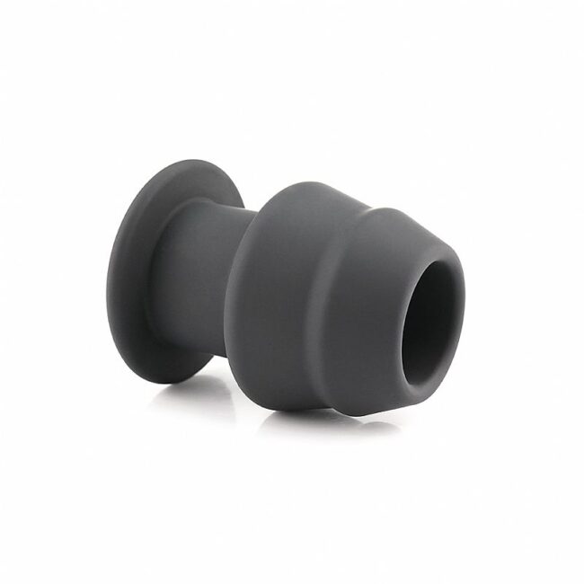PLUG ANAL VAZADO EM SILICONE 7,3CM