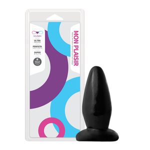 PLUG ANAL MACIÇO COM VENTOSA 12 X 3,5CM