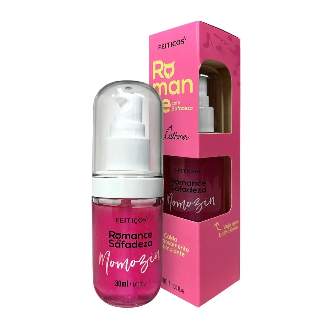 ROMANCE COM SAFADEZA MOMOZIN CALDA ESTIMULANTE BEIJÁVEL COM AQUECIMENTO 300 ML