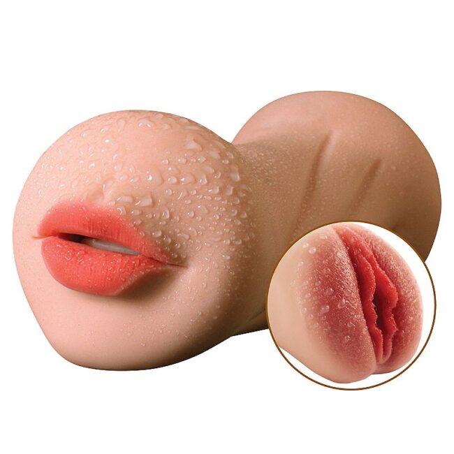 MASTURBADOR MASCULINO DUPLO BOCA E VAGINA