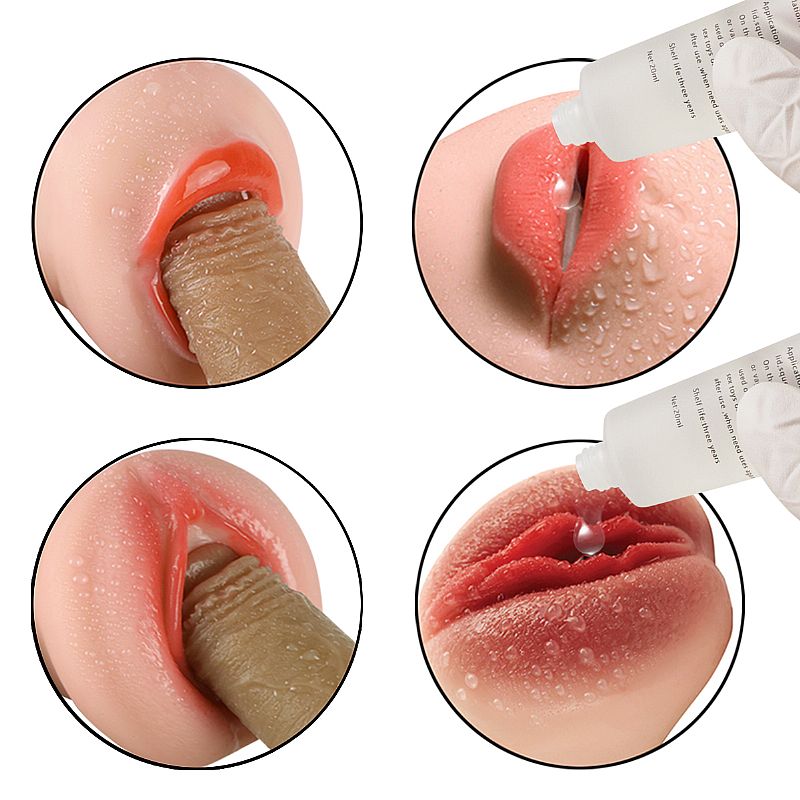 MASTURBADOR MASCULINO DUPLO BOCA E VAGINA - Imagem 5
