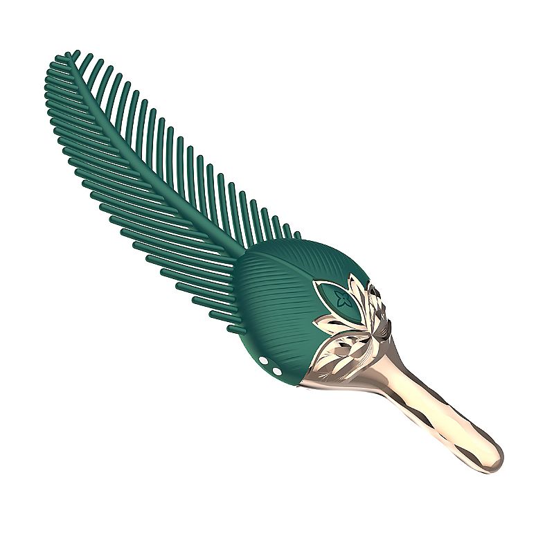 VIBRADOR DE CLITÓRIS FORMATO DE PENA RECARREGÁVEL - Imagem 4