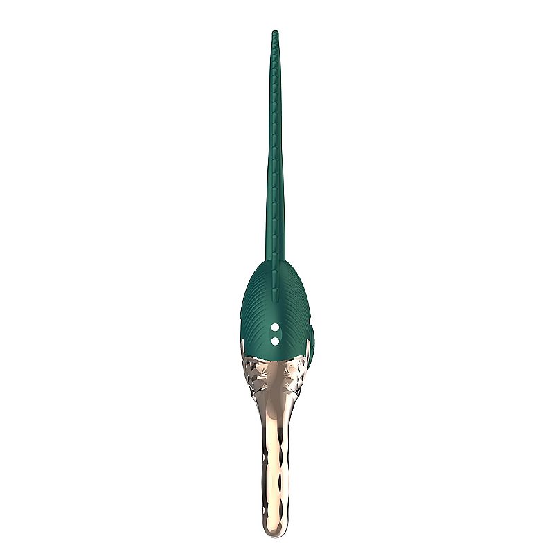 VIBRADOR DE CLITÓRIS FORMATO DE PENA RECARREGÁVEL - Imagem 5