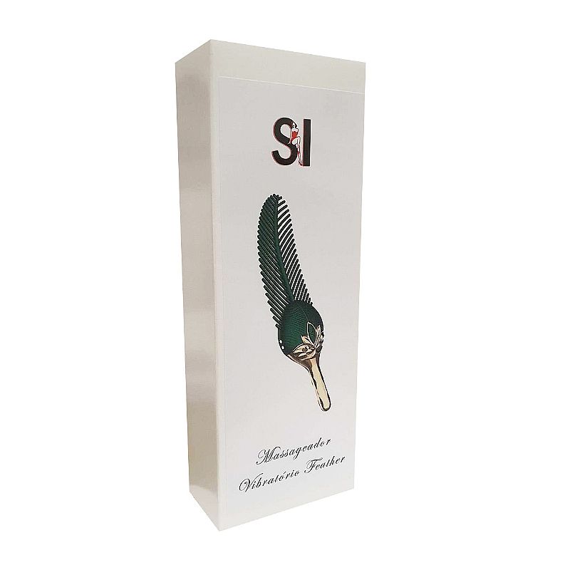 VIBRADOR DE CLITÓRIS FORMATO DE PENA RECARREGÁVEL - Imagem 7