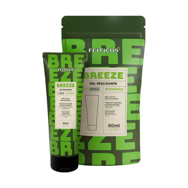 BREEZE GEL DESLIZANTE VASODILATADOR COM TERPENOS