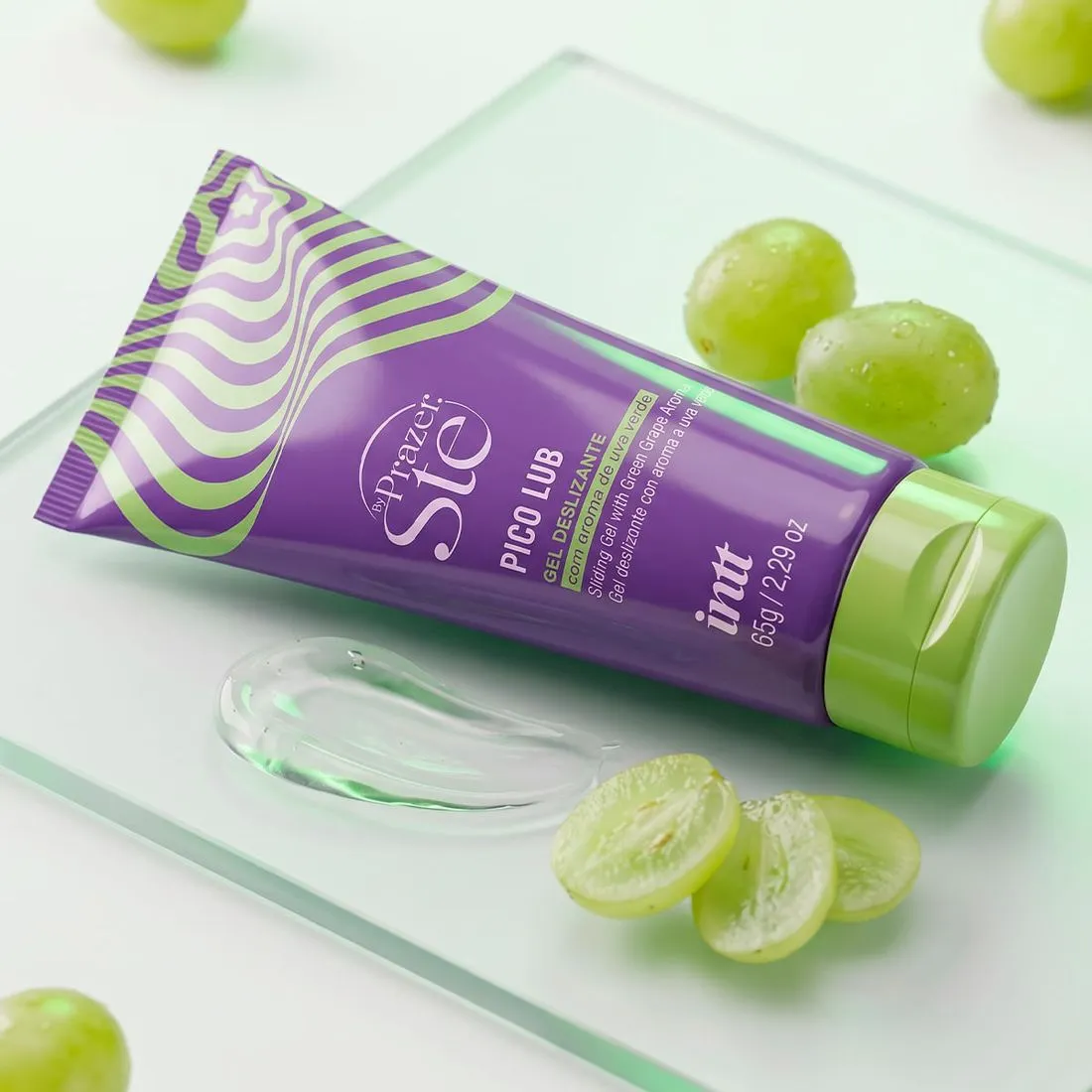 PICO LUB GEL DESLIZANTE BEIJÁVEL 65G UVA VERDE - Imagem 2
