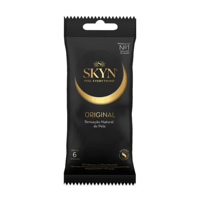 PRESERVATIVO SKYN ORIGINAL SEM LATEX ULTRAFINO 6UN