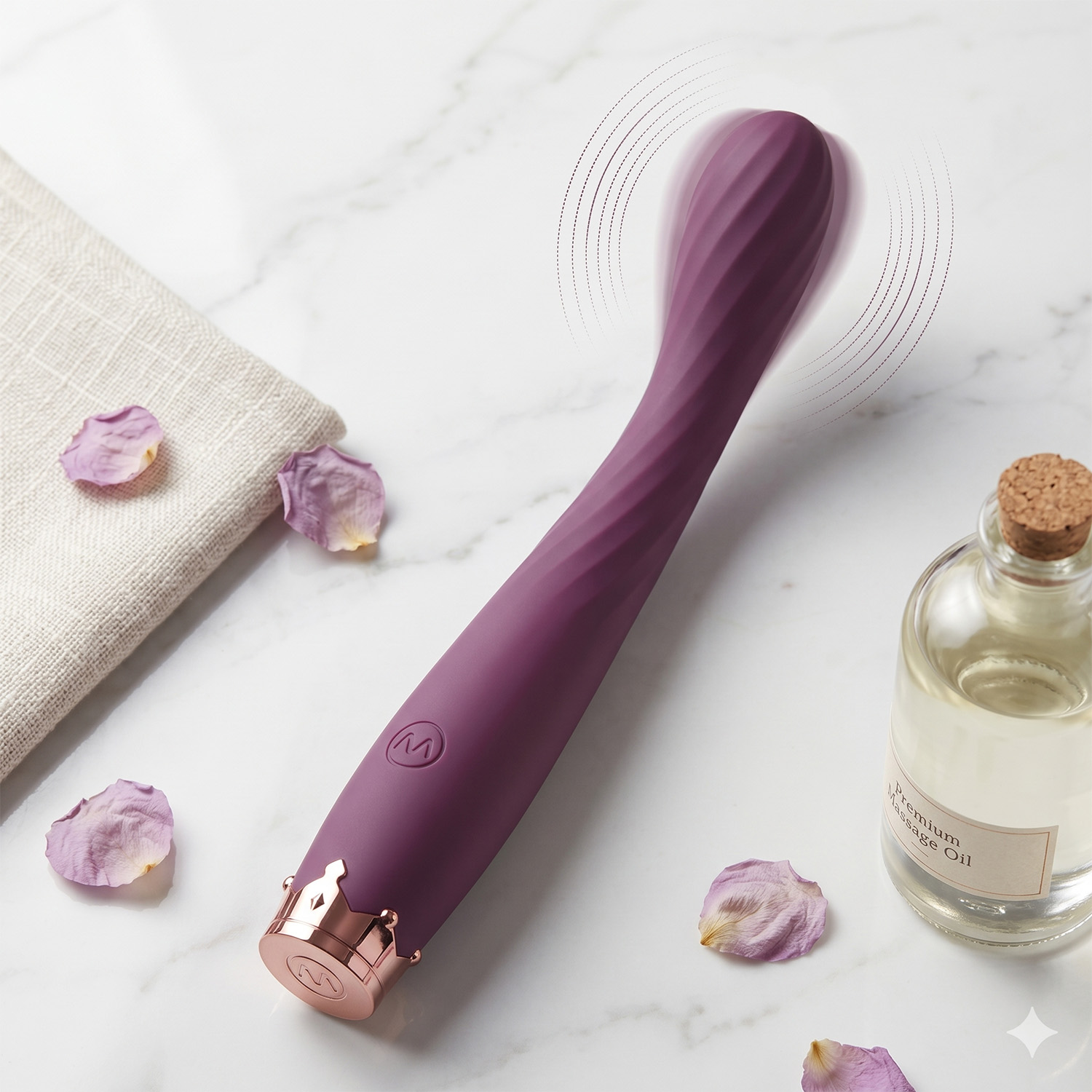 VIBRADOR ESTIMULADOR DE PONTO G 10 MODOS DE VIBRAÇÃO ROXO - Imagem 2