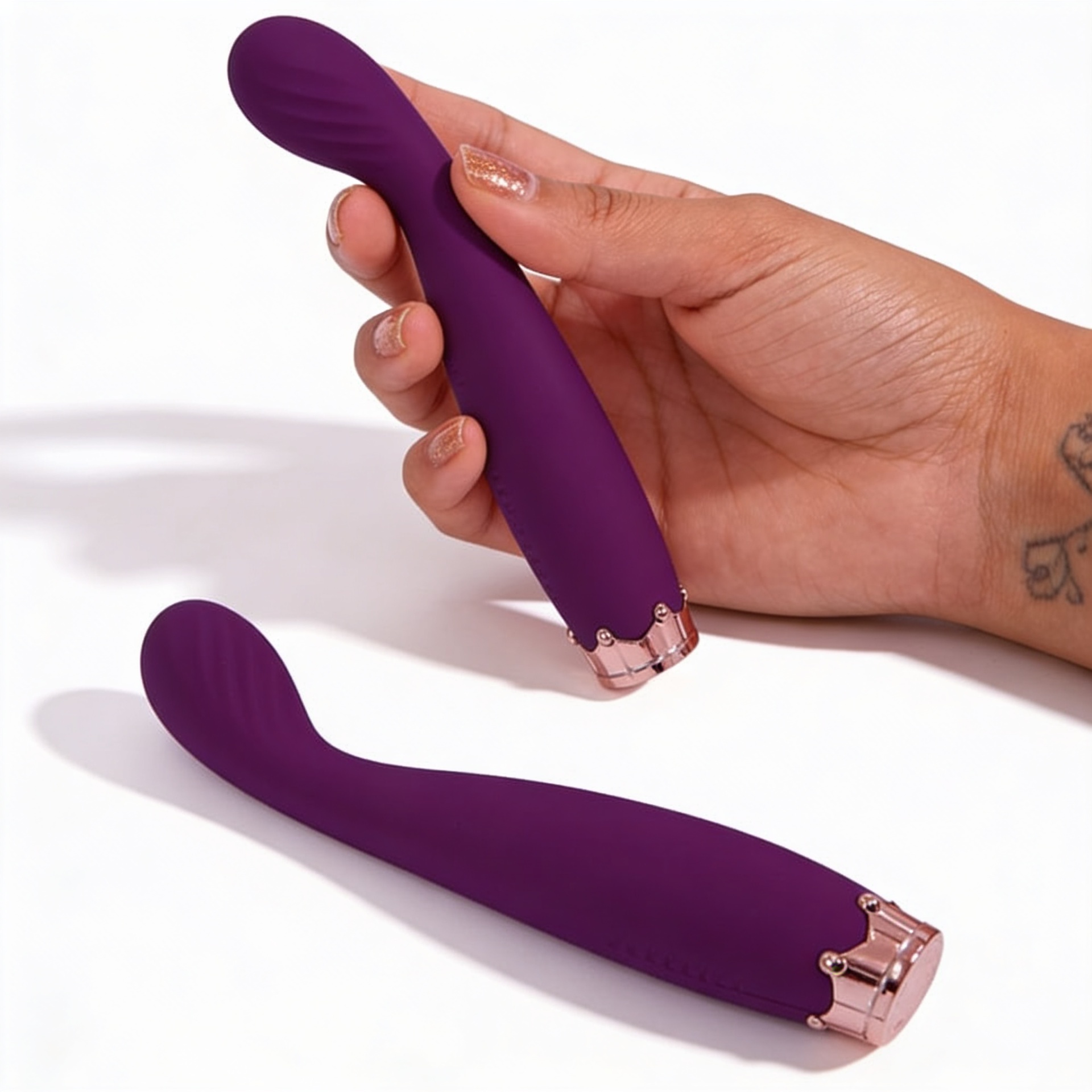 VIBRADOR ESTIMULADOR DE PONTO G 10 MODOS DE VIBRAÇÃO ROXO - Imagem 3