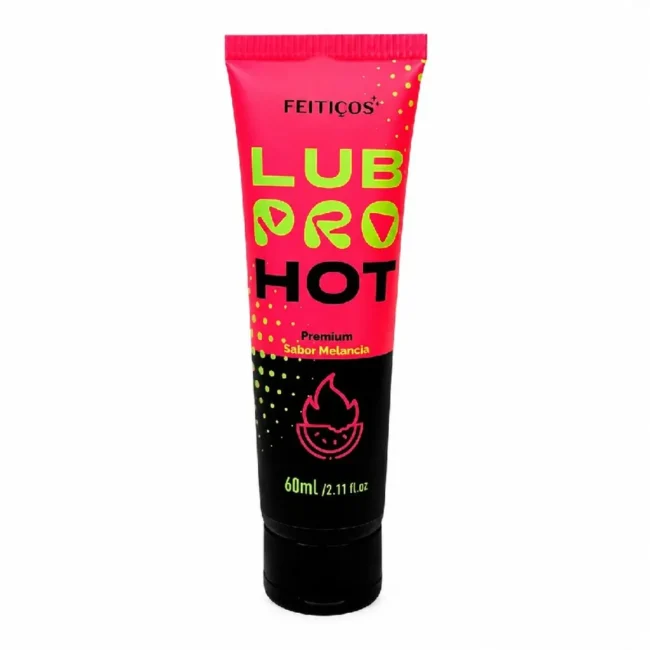 LUBRIFICANTE HOT PREMIUM EFEITO QUENTE COM SABOR MELANCIA