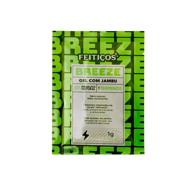 SACHÊ BREEZE EXCITANTE EM GEL COM JAMBU E TERPENOS 1G